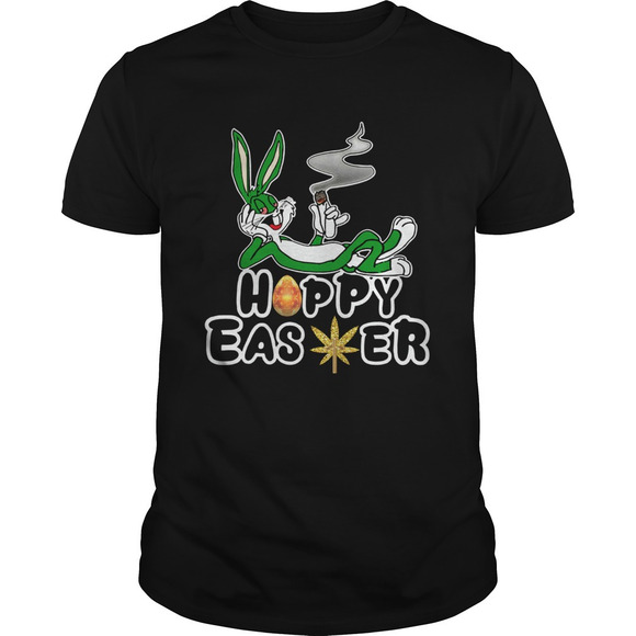 Tops - Rabbit Happy Easter Cannabis Weed Bunny Shirt